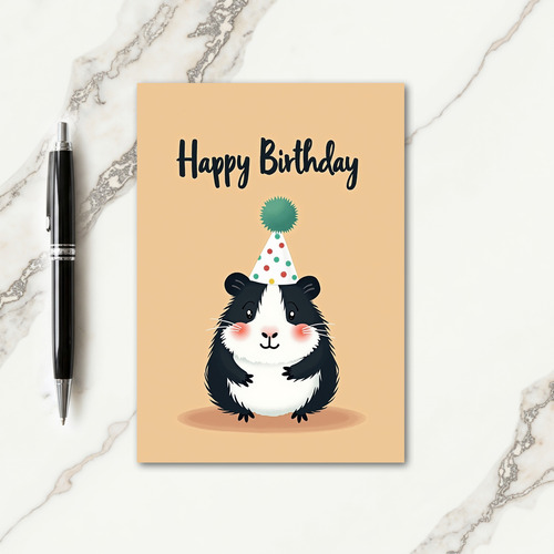 Party Hat Pet Birthday Card