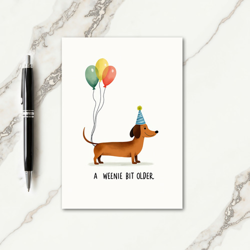 Party Pup Birthday Card