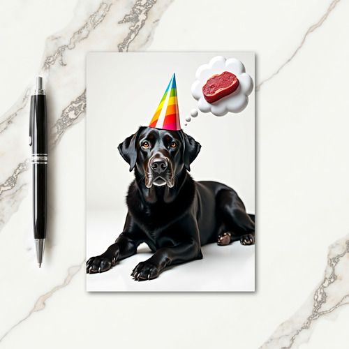Party Pup Meat Wish Card