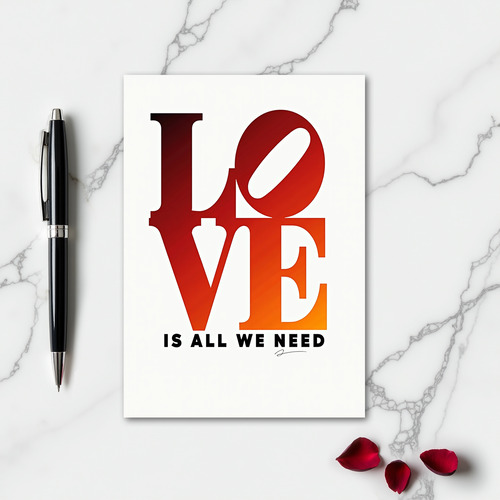 Passionate Graphic Love Card