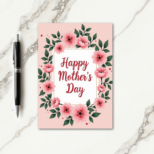 Pastel Aesthetic Mothers Day Card