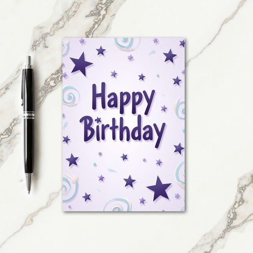 Pastel Birthday Art Card