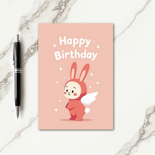 Pastel Birthday Creature Card