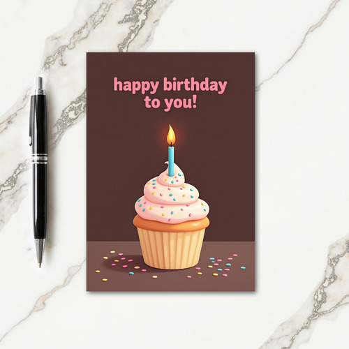 Pastel Birthday Sprinkles Card
