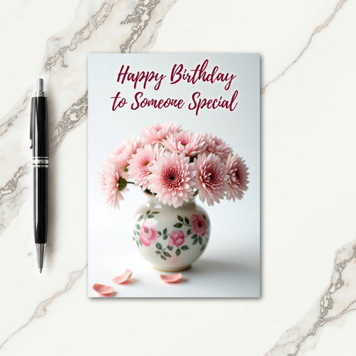 Pastel Blossom Birthday Card