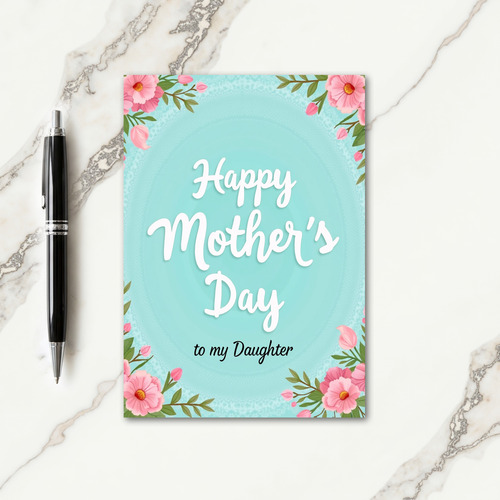 Pastel Blossoms Mothers Day Card