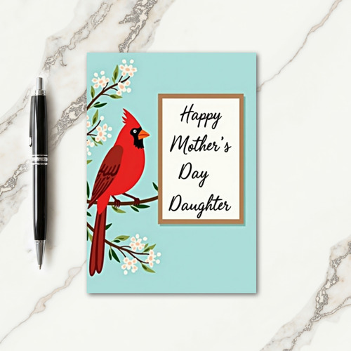 Pastel Blue Mothers Day Card