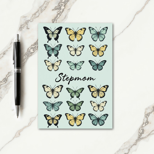 Pastel Butterfly Mothers Card