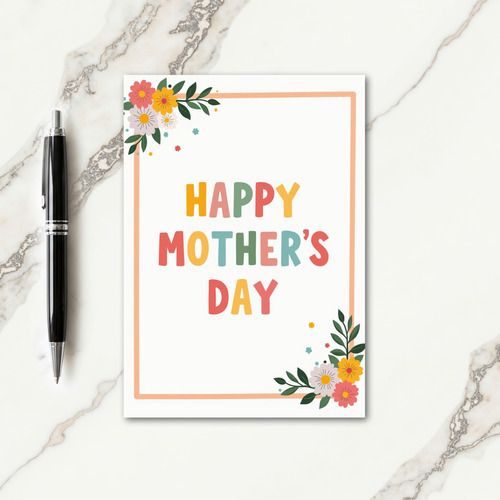 Pastel Celebration Message Card