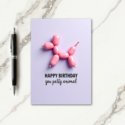 Pastel Creature Birthday Card