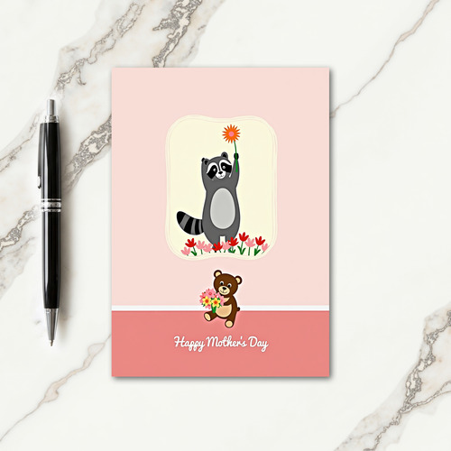 Pastel Creature Mothers Day Card