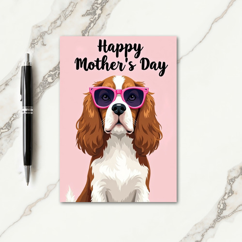 Pastel Dog Mothers Day Card