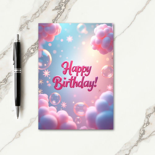 Pastel Dream Birthday Card