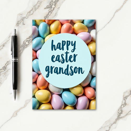 Pastel Egg Easter Card