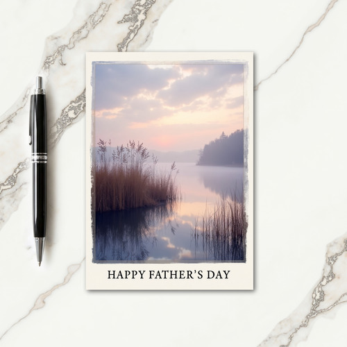 Pastel Fathers Day Waterscape Card
