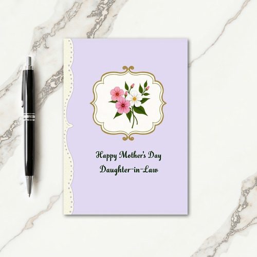 Pastel Floral Mother Card