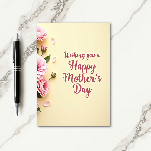 Pastel Floral Wishes Card