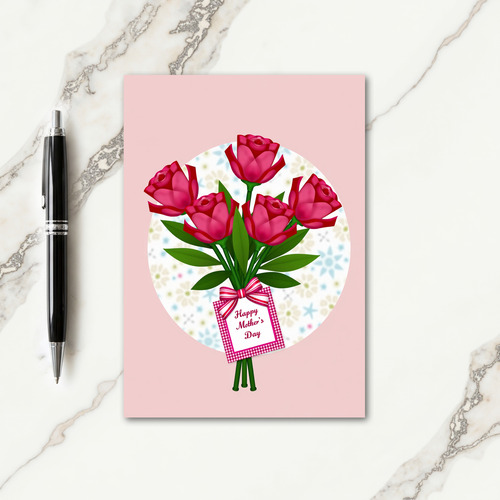 Pastel Flower Bouquet Card