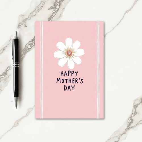 Pastel Flower Happy Mothers Day Card