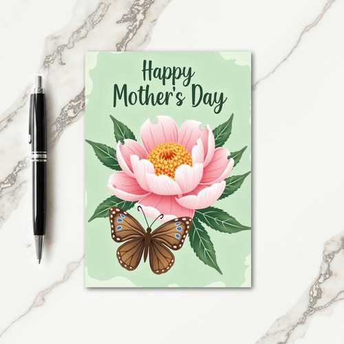 Pastel Flower Mothers Day Card