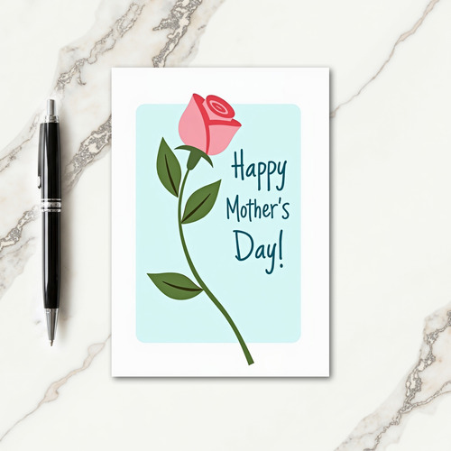 Pastel Flower Pattern Card