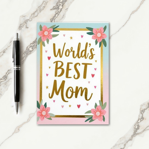 Pastel Gradient Mothers Day Card
