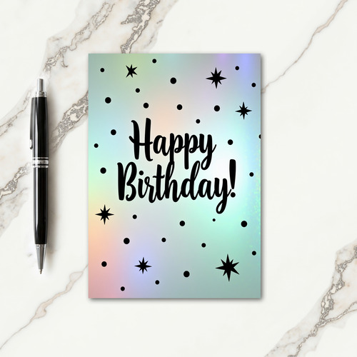 Pastel Happy Birthday Card