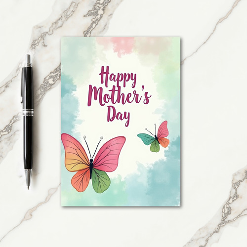 Pastel Insect Mothers Day Card