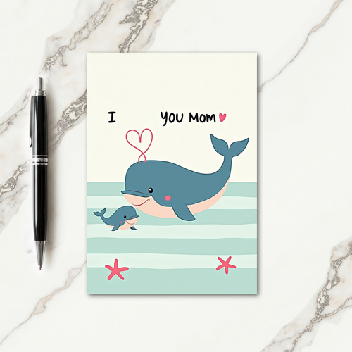 Pastel Marine Mothers Day Card