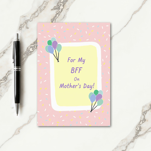 Pastel Moms Day Confidante Card
