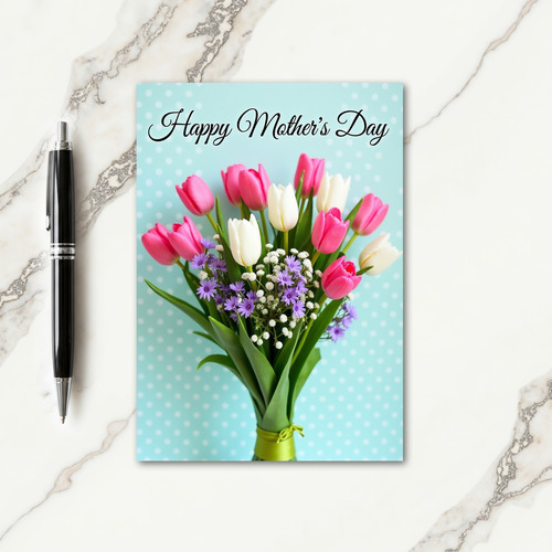 Pastel Mothers Day Bouquet Card