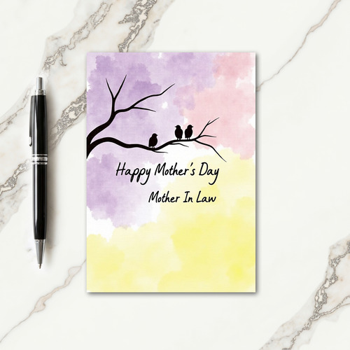 Pastel Mothers Day Branch Card