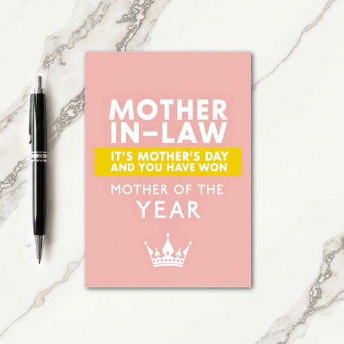 Pastel Mothers Day Crown Card