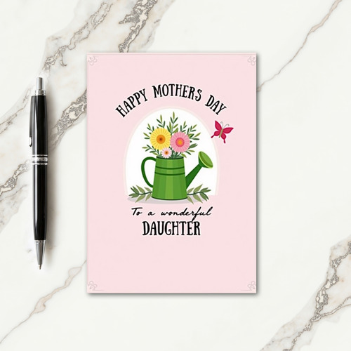 Pastel Mothers Day Daughter Card