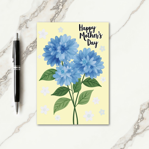 Pastel Mothers Day Flower Card