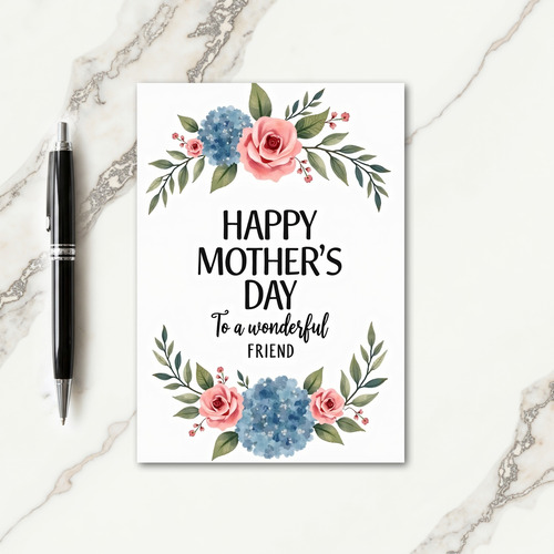 Pastel Mothers Day Friend Card