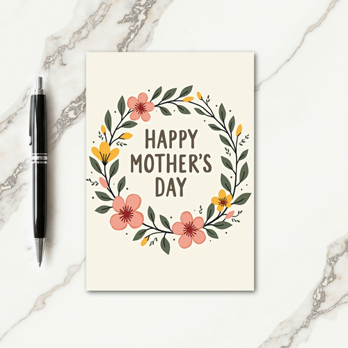 Pastel Mothers Day Keepsake Card