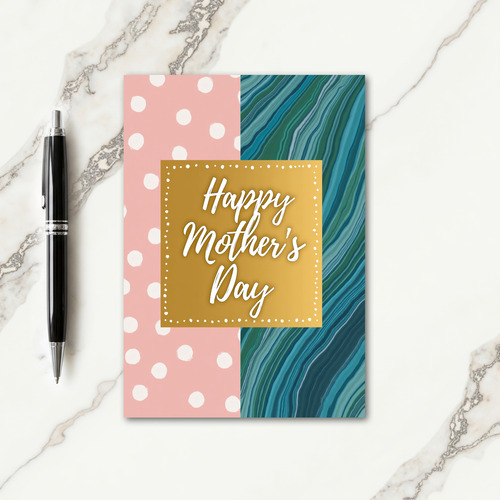 Pastel Mothers Day Polka Card