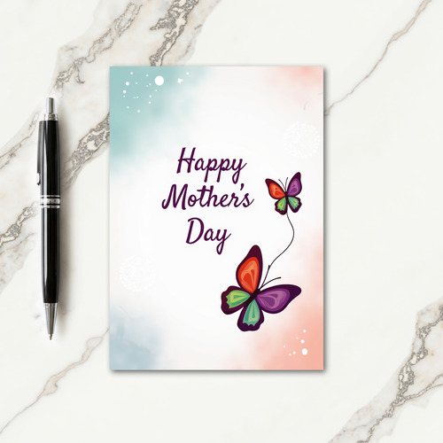 Pastel Mothers Day Wish Card