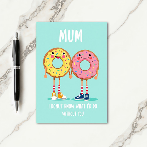 Pastel Mum Donut Duo Love Card