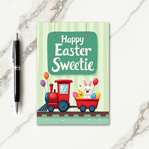 Pastel Ovoid Springtime Card