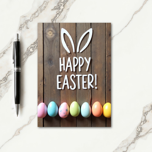 Pastel Ovoids Easter Season Card