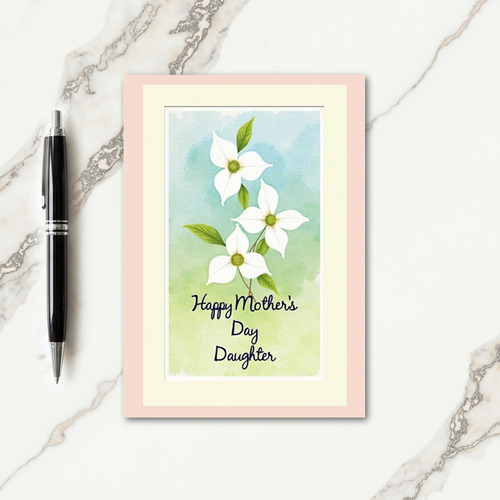 Pastel Painted Mothers Day Card