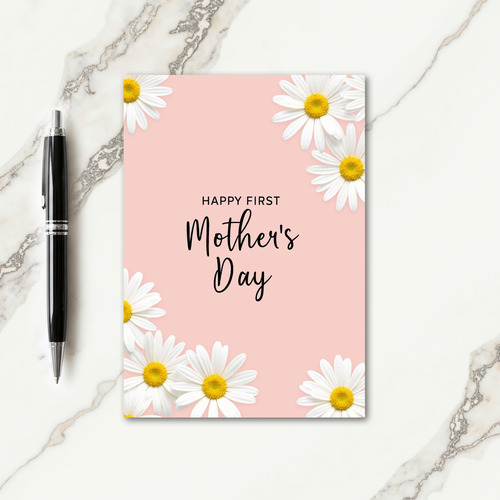 Pastel Pink Flower Card