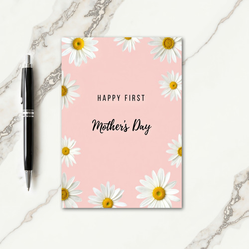 Pastel Pink Mothers Day Card
