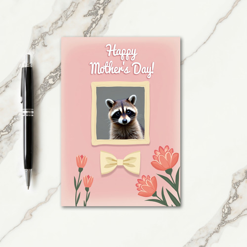 Pastel Pink Portrait Card