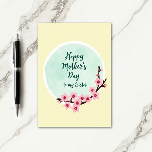 Pastel Sisters Day Wish Card