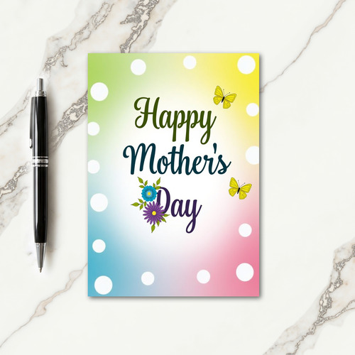 Pastel Sky Mothers Day Card