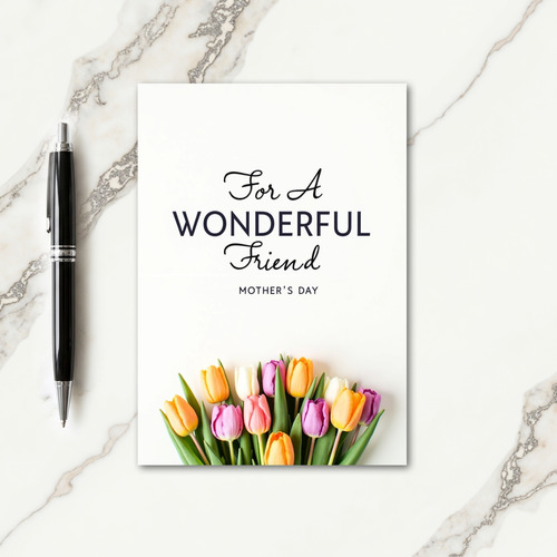 Pastel Spring Mothers Day Card