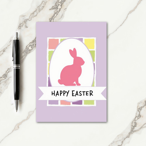 Pastel Square Easter Card